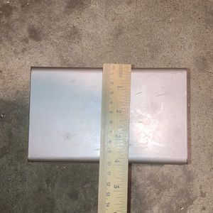 Rare Metal Strongbox Safe Bank Box Vintage - 6.5” x 4.0” x 5.0” - Flash Filing